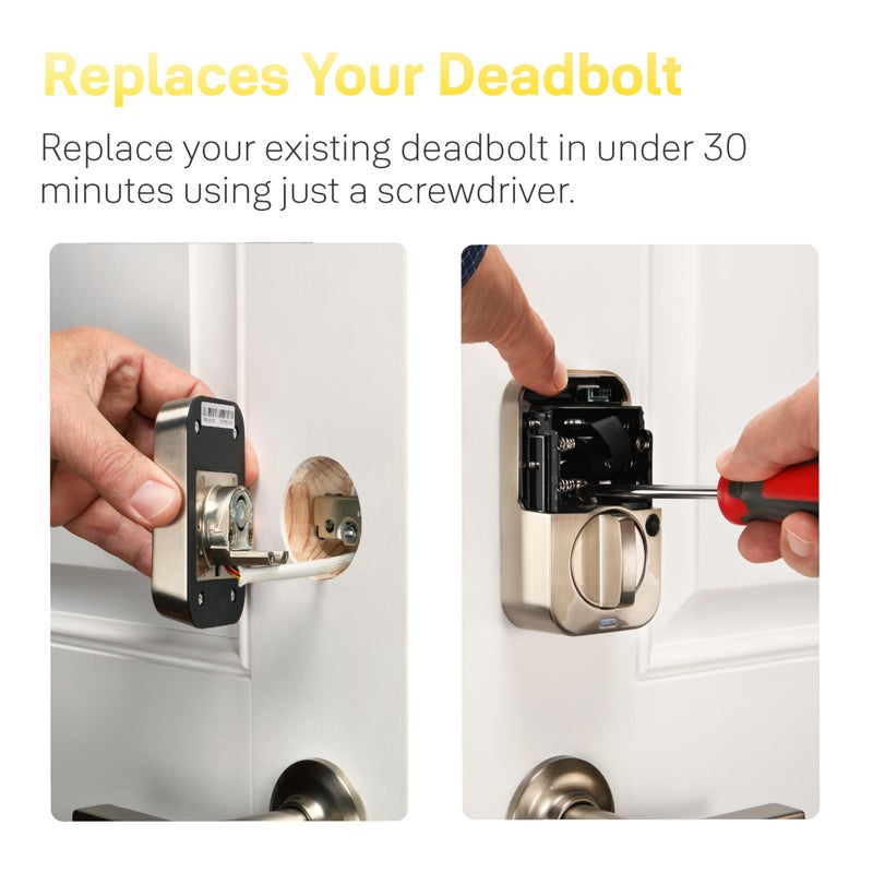 Yale Security Yale Assure Lock 2 Plus Apple Home Keys قفل باب دخول بدون مفتاح برونزي مع لوحة مفاتيح لقفل إدخال الرمز والفتح التلقائي (بدون شبكة Wi-Fi) يتطلب الوصول عن بعد Apple Home Hub عبر HomeKit YRD450-N-BLE-0BP - Image 3